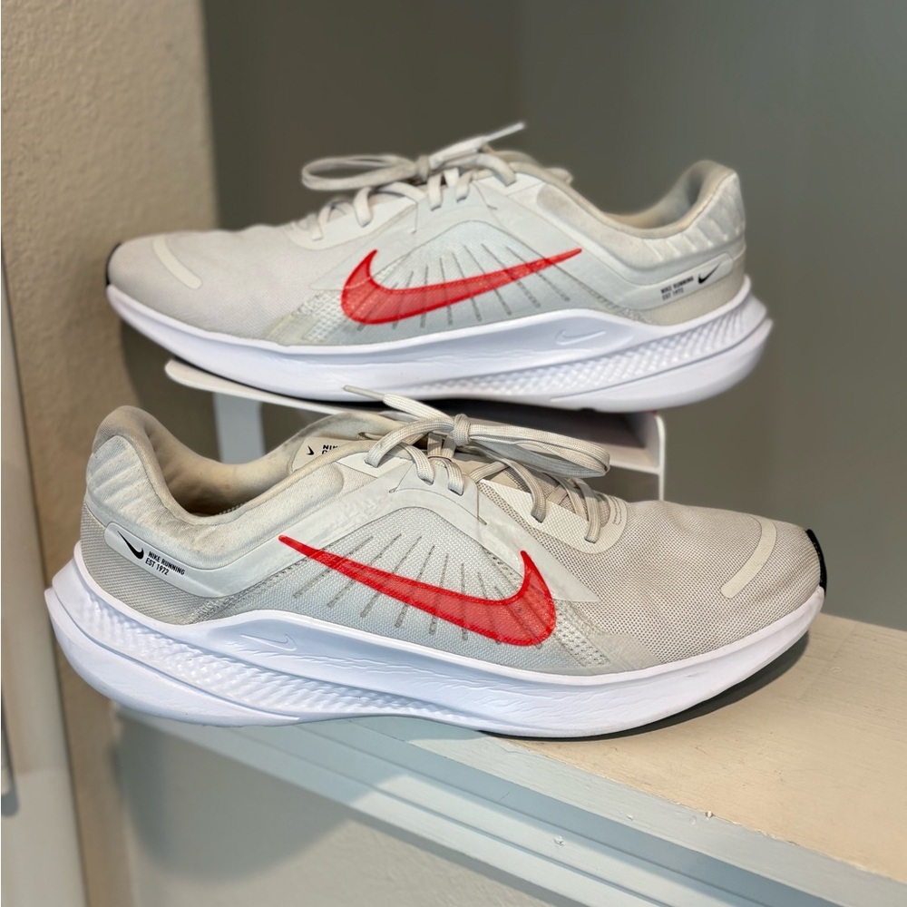 Nike Quest 5 Men's Size 14 DD0204-007 - White/Beige Running Shoes - Athletic Gym